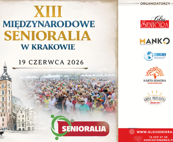 XIII Międzynarodowe SENIORALIA w Krakowie 2026